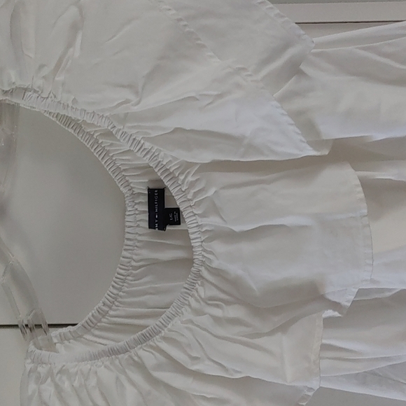 Ralph Lauren white off shoulder dress - Picture 2 of 4